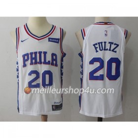 Maillot Basket Homme Philadelphia 76ers Markelle Fultz 20 Nike 2017-18 Blanc Swingman
